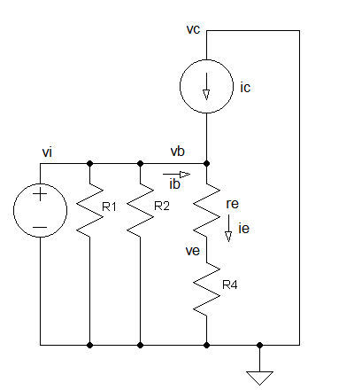 Common Collector Amplifier - AC